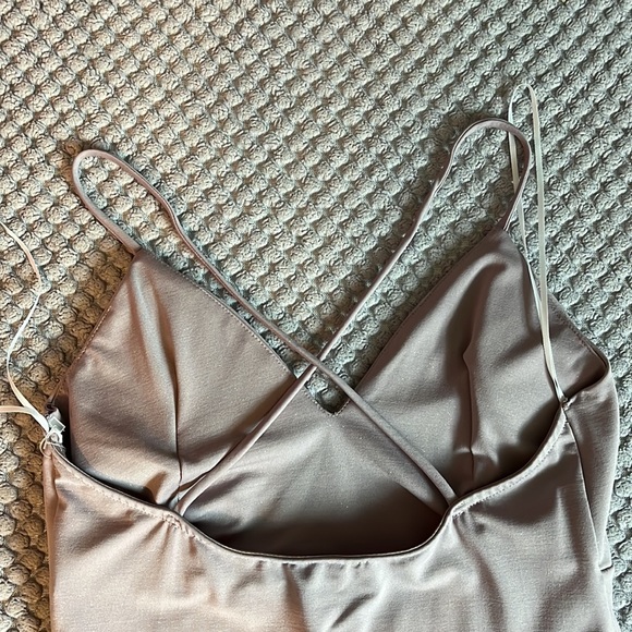 WINDSOR: Purple Crossed Mini Dress - Picture 3 of 3